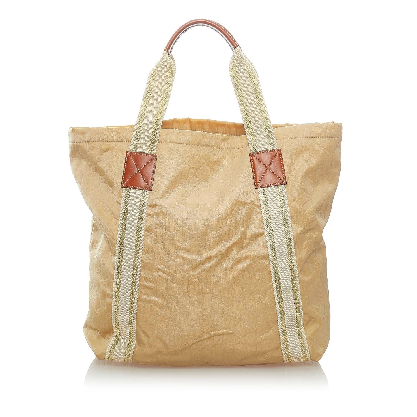 Gucci GG Canvas Web Tote Bag (xK4BGg)