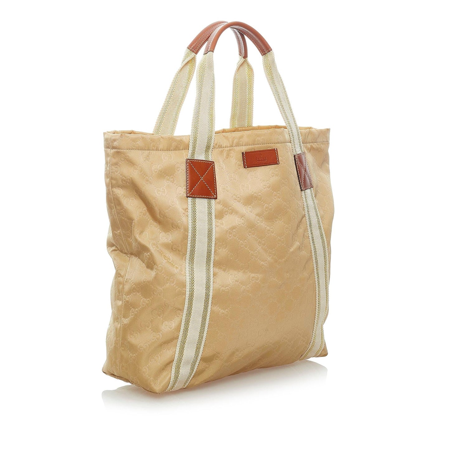 Gucci GG Canvas Web Tote Bag (xK4BGg)