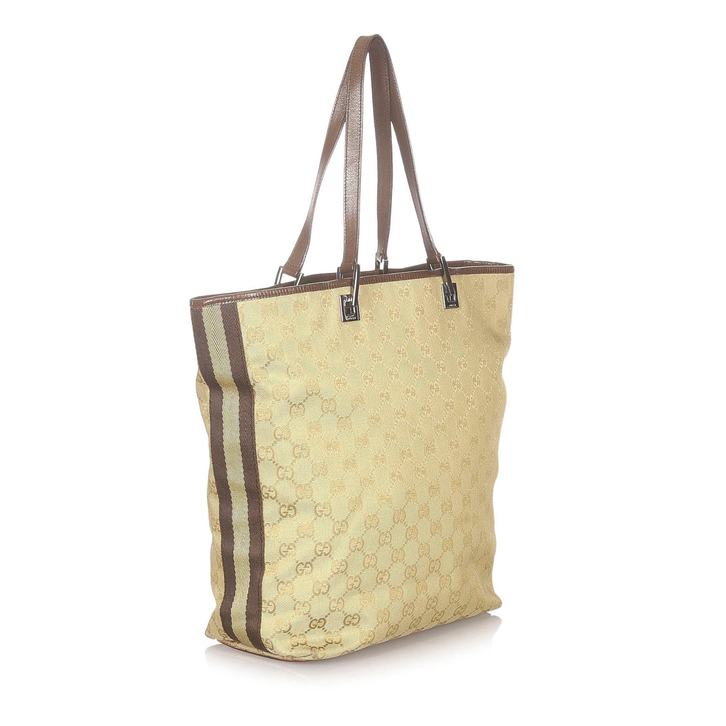 Gucci GG Canvas Web Tote Bag (Rqzn4l)