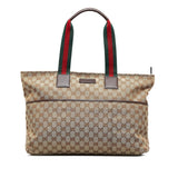 Gucci GG Canvas Web Tote Bag (n1Z3tx)
