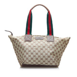 Gucci GG Canvas Web Tote (BPuGCO)