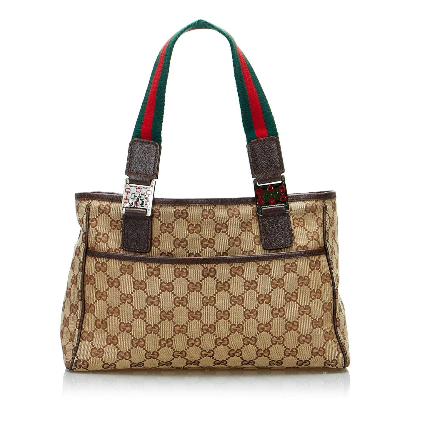 Gucci GG Canvas Web Tote (auLiHZ)