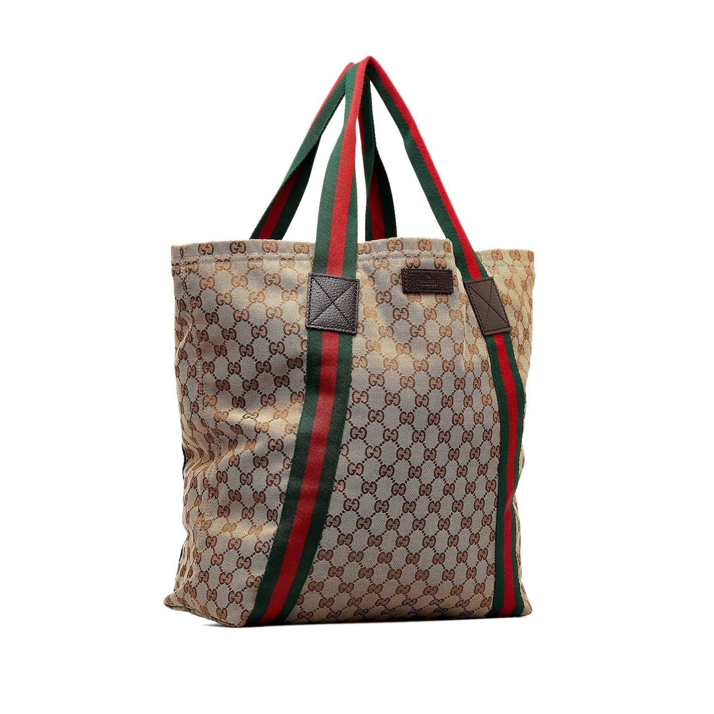 Gucci GG Canvas Web Tote (eVHpYS)