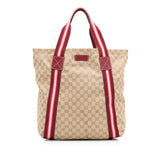 Gucci GG Canvas Web Tote (qjvPi7)
