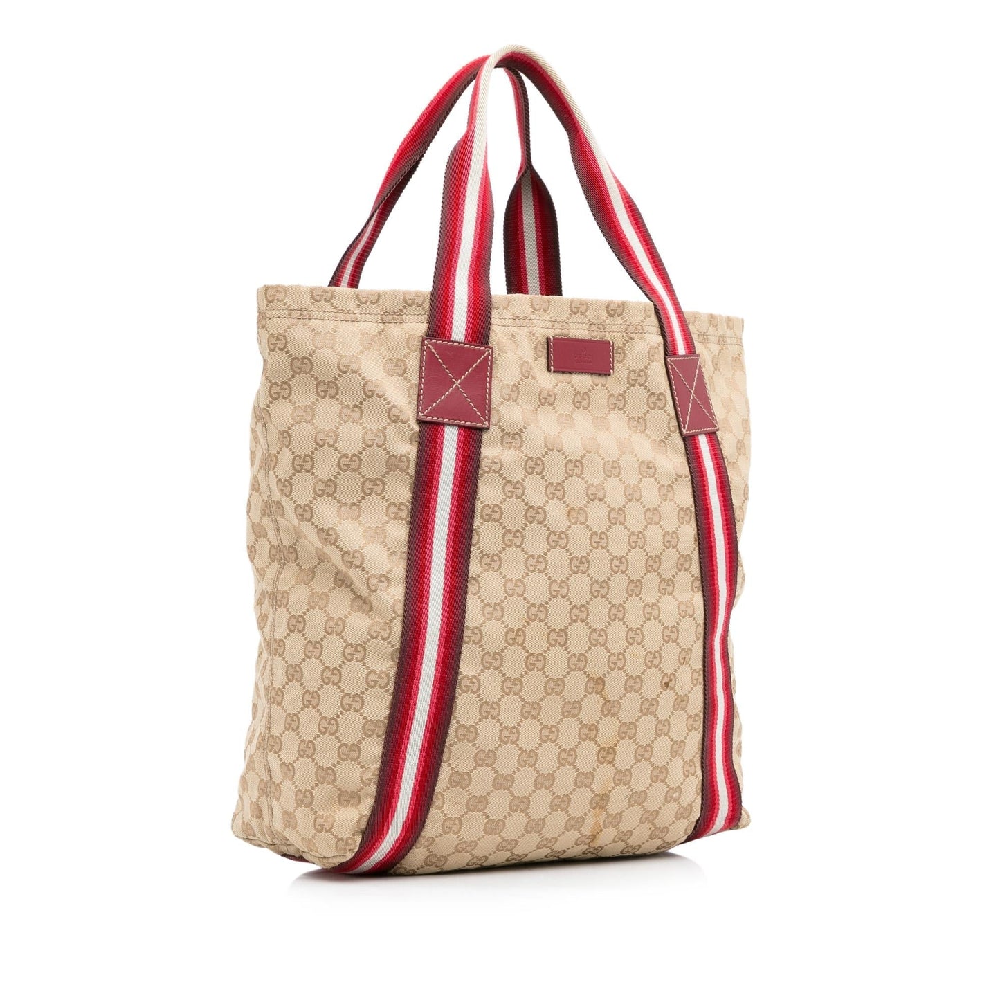 Gucci GG Canvas Web Tote (qjvPi7)
