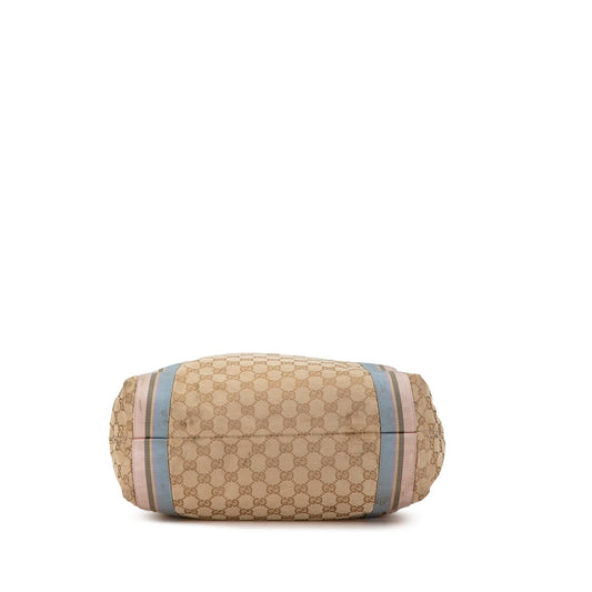 Gucci GG Canvas Web Tote