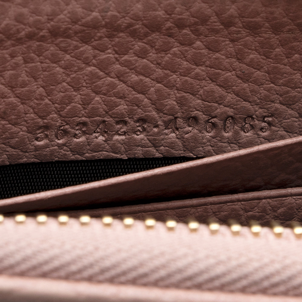 Gucci GG Canvas Zip Around Wallet (SHF-18686)