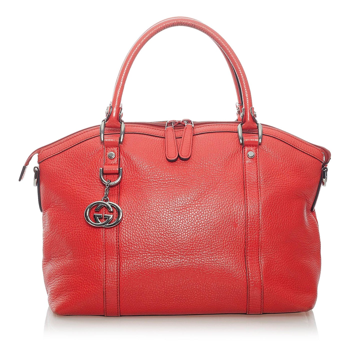 Gucci GG Charm Dome Leather Handbag (33204)