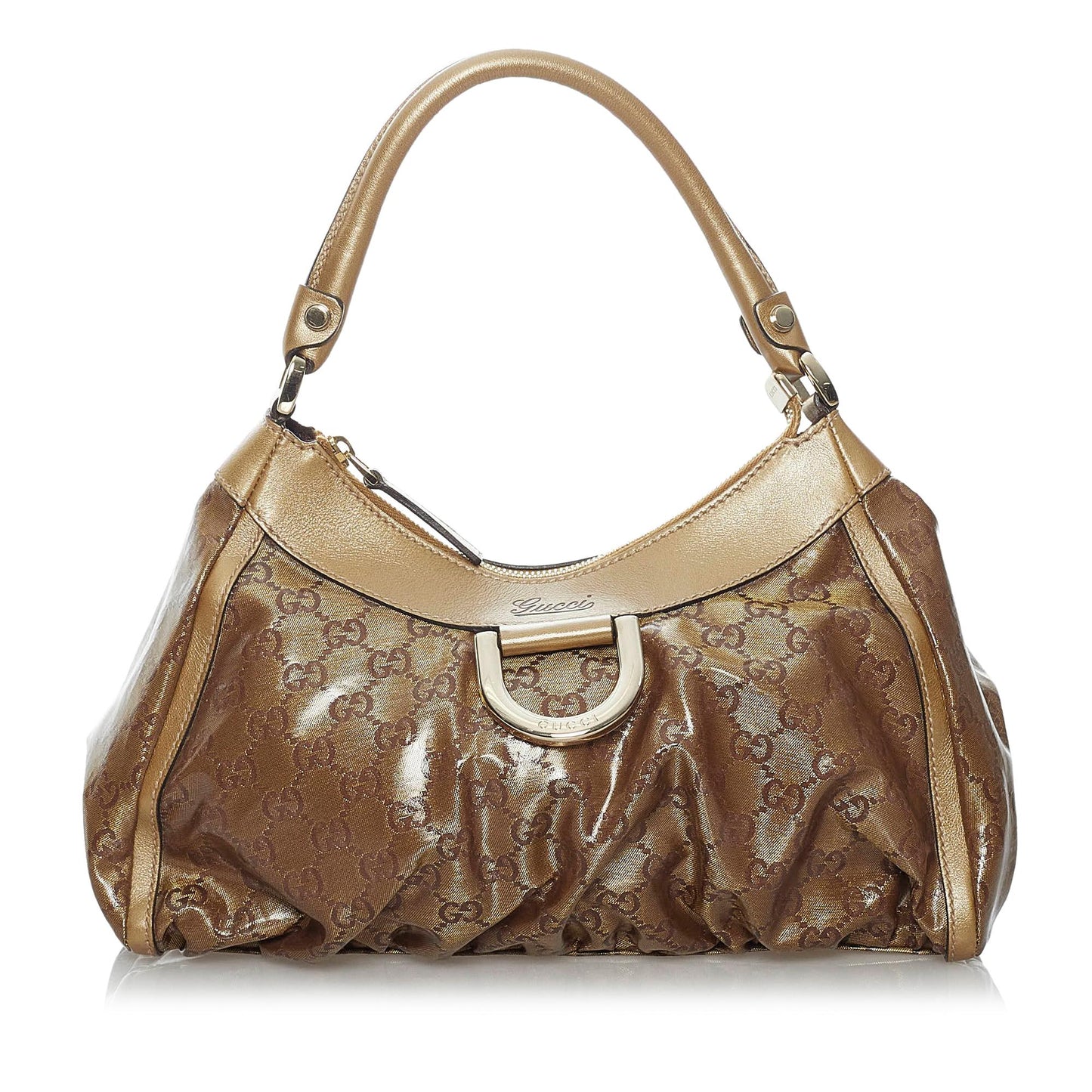 Gucci GG Crystal Abbey D-Ring Shoulder Bag (SHG-29525)