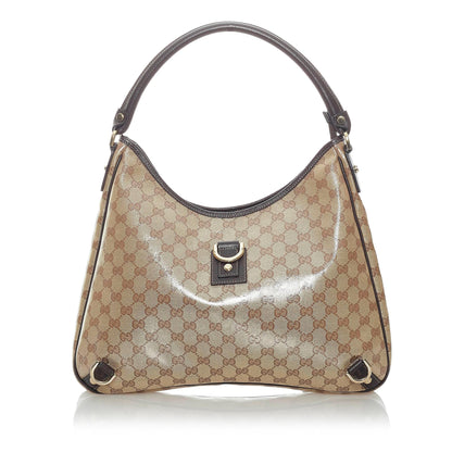 Gucci GG Crystal Abbey D Ring Shoulder Bag (32112)