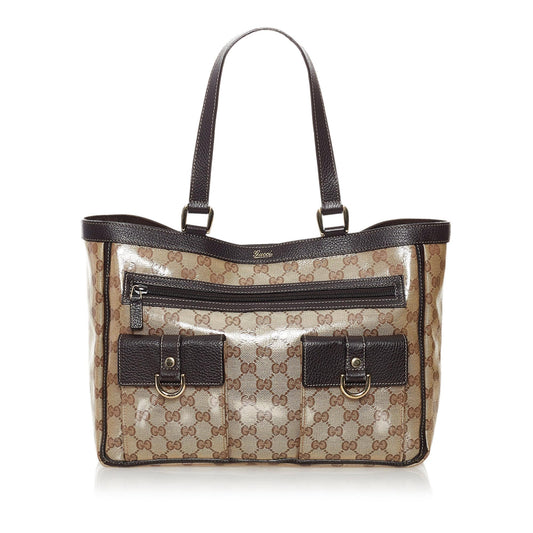 Gucci GG Crystal Abbey D Ring Tote Bag (31383)