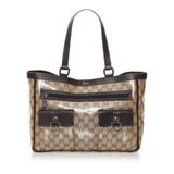 Gucci GG Crystal Abbey D Ring Tote Bag (31383)