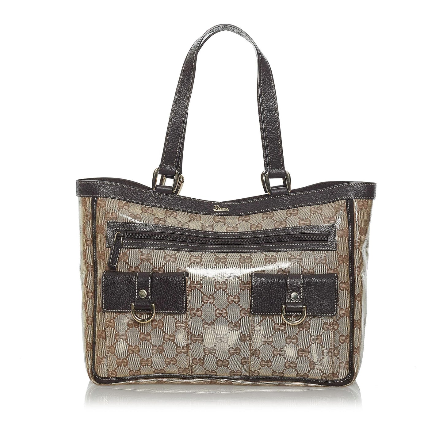 Gucci GG Crystal Abbey D Ring Tote Bag (33944)