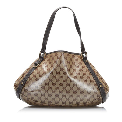 Gucci GG Crystal Abbey D-Ring Tote (mf91bl)
