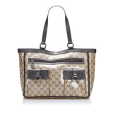 Gucci GG Crystal Abbey Pocket Tote Bag (HEx0Bk)