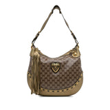 Gucci GG Crystal Babouska Heart Hobo Bag (BNv9aZ)