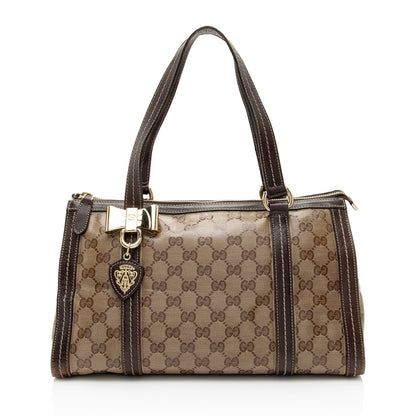 Gucci GG Crystal Duchessa Boston Bag (SHF-011vqr)