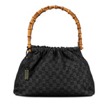 Gucci GG Denim Bamboo Handbag (XpUfPr)