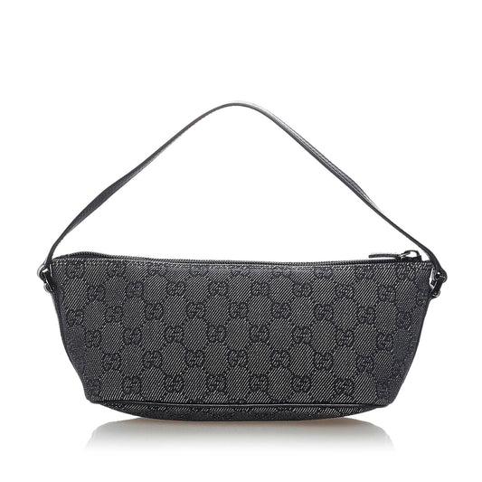Gucci GG Denim Boat Baguette (SHG-32788)