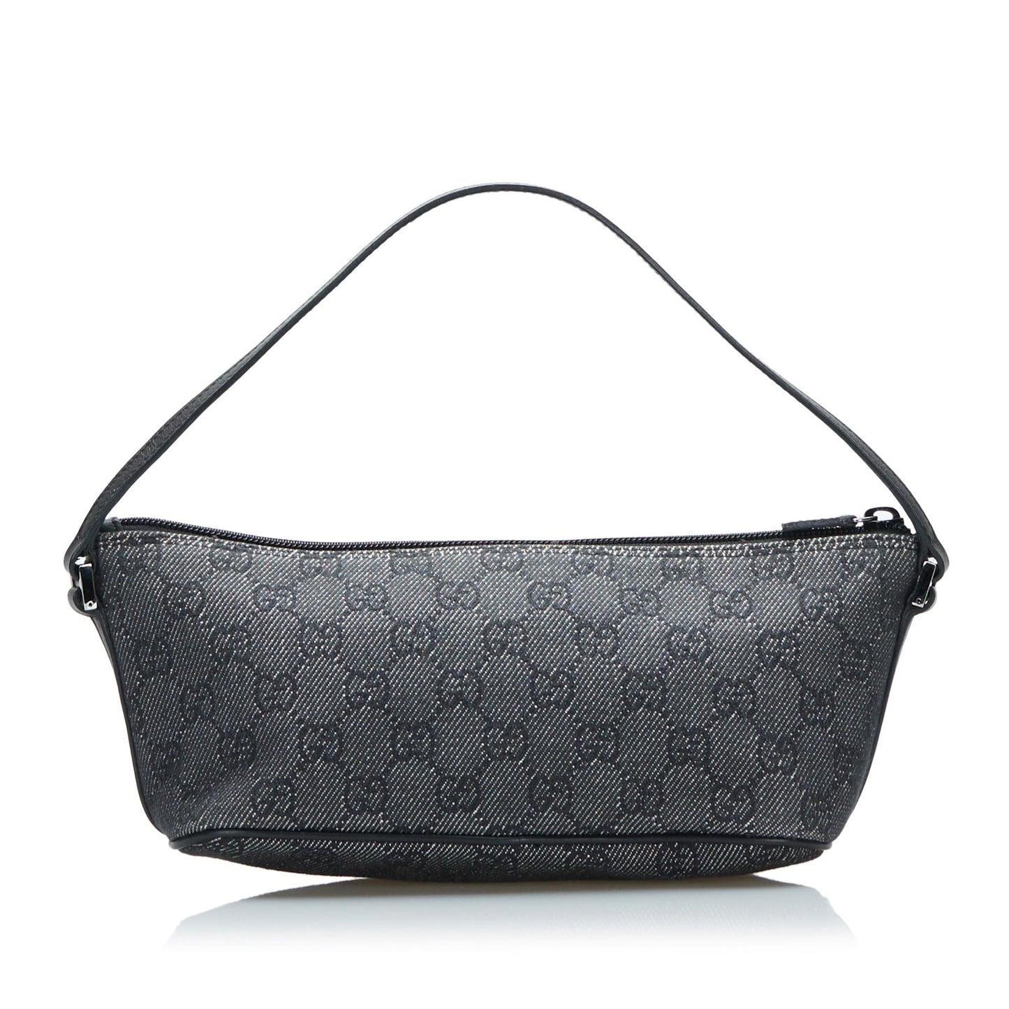 Gucci GG Denim Boat Baguette (CGZkjD)