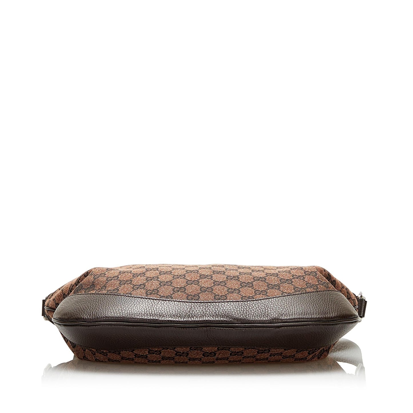 Gucci GG Denim Half Moon Crossbody Bag (35631)