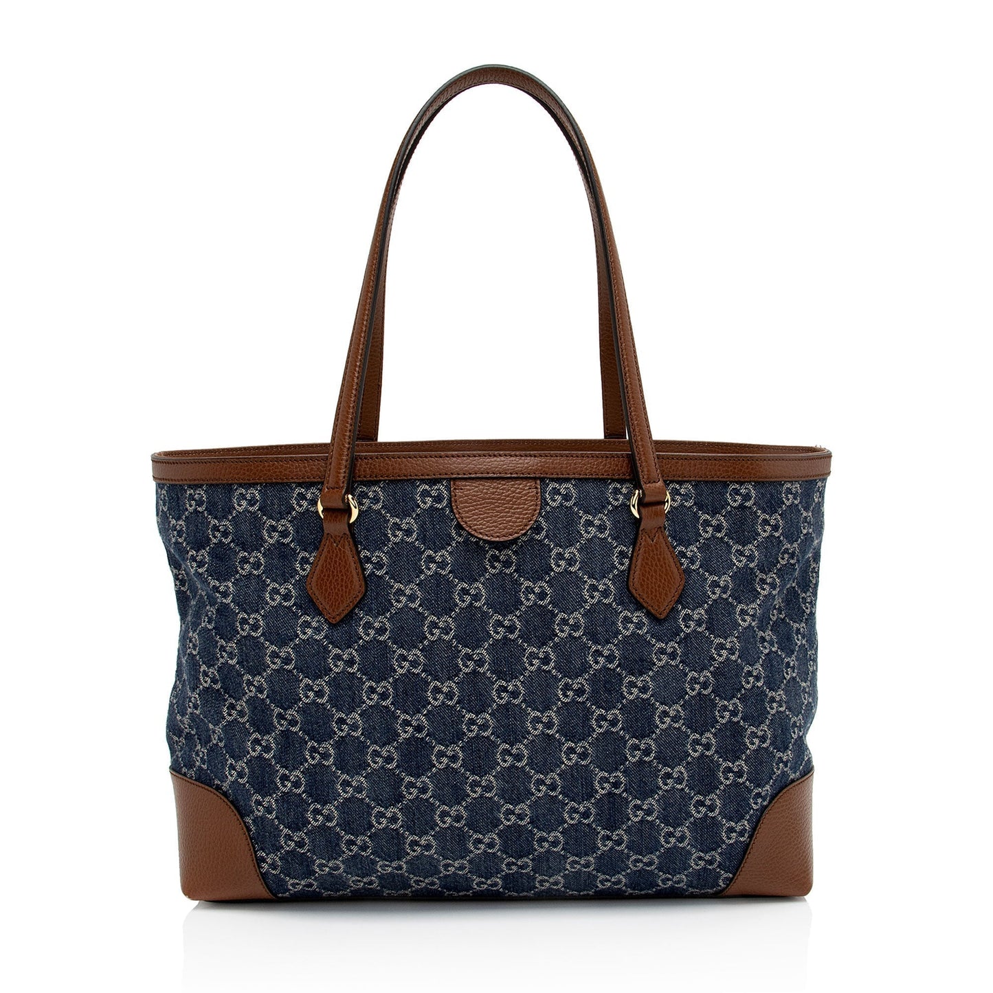Gucci GG Denim Ophidia Medium Tote (SHF-mPOLzg)