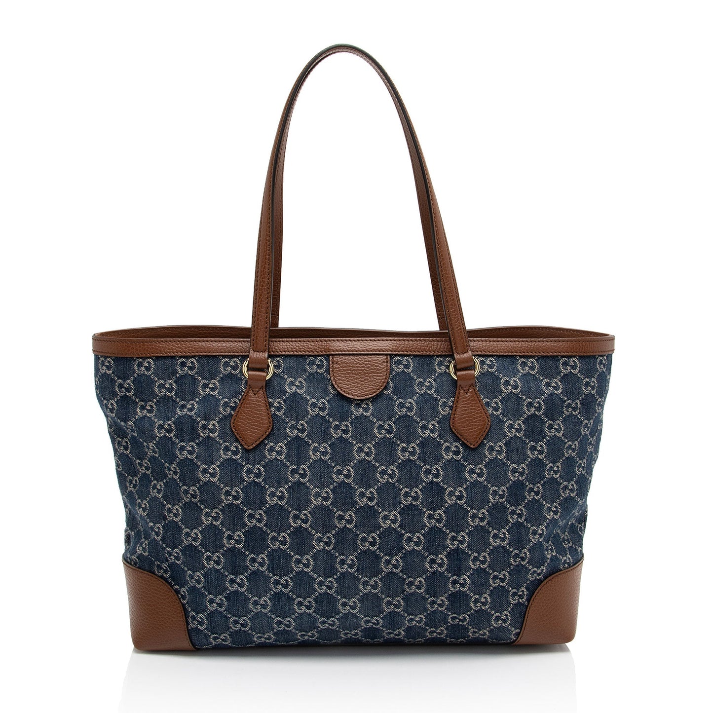 Gucci GG Denim Ophidia Medium Tote (SHF-qNfSkO)