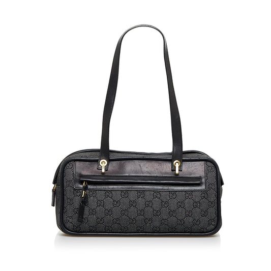 Gucci GG Denim Shoulder Bag (PBERuM)