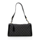 Gucci GG Denim Structured Shoulder Bag (SHF-19556)