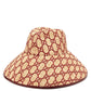 GUCCI GG EMBROIDERED RAFFIA HAT