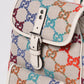GUCCI GG EMBROIDERY BACKPACK