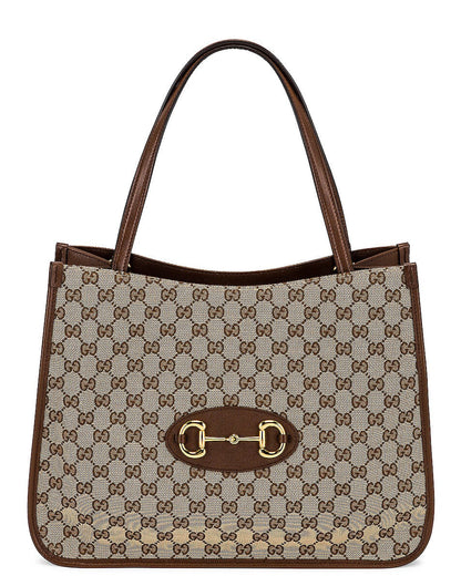 GUCCI GG HORSEBIT 1955 TOTE BAG