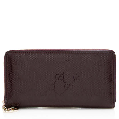 Gucci GG Imprime Interlocking G Zip Around Wallet (SHF-20127)
