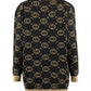 GUCCI GG Cotton Lamé Cardigan