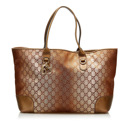 Gucci GG Lurex Heartbit Tote (35722)