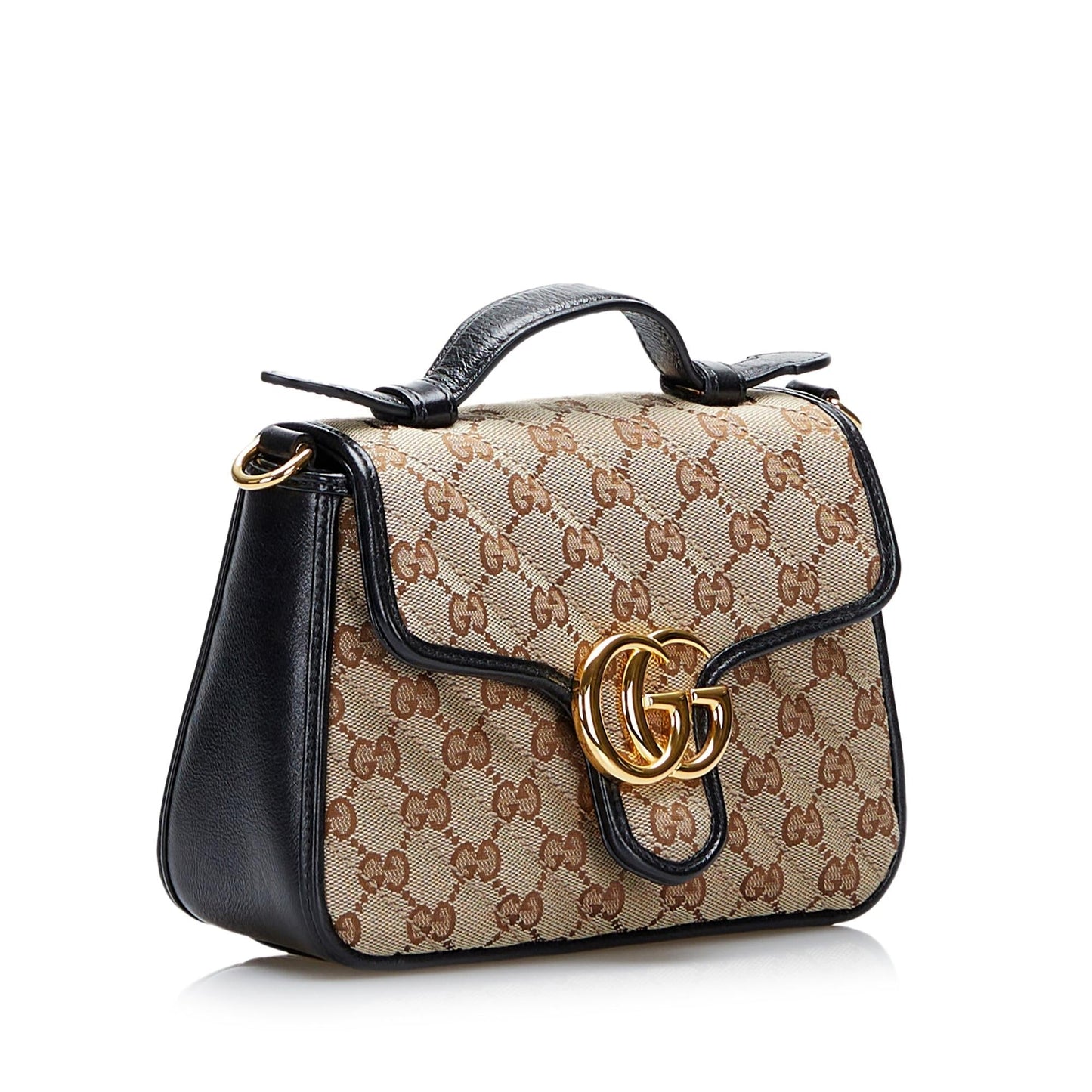 Gucci GG Marmont Canvas Satchel (vWcX1V)
