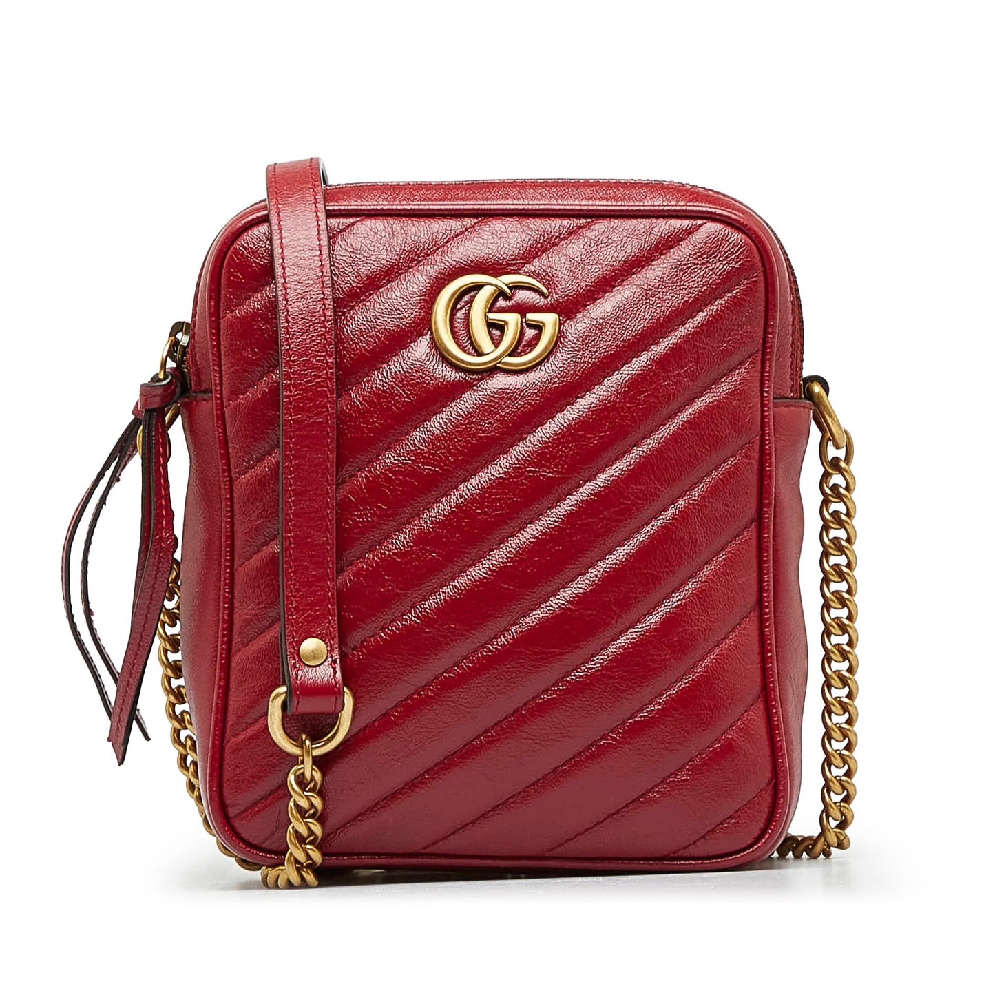 Gucci GG Marmont Double Zip Camera Bag (B9hwew)