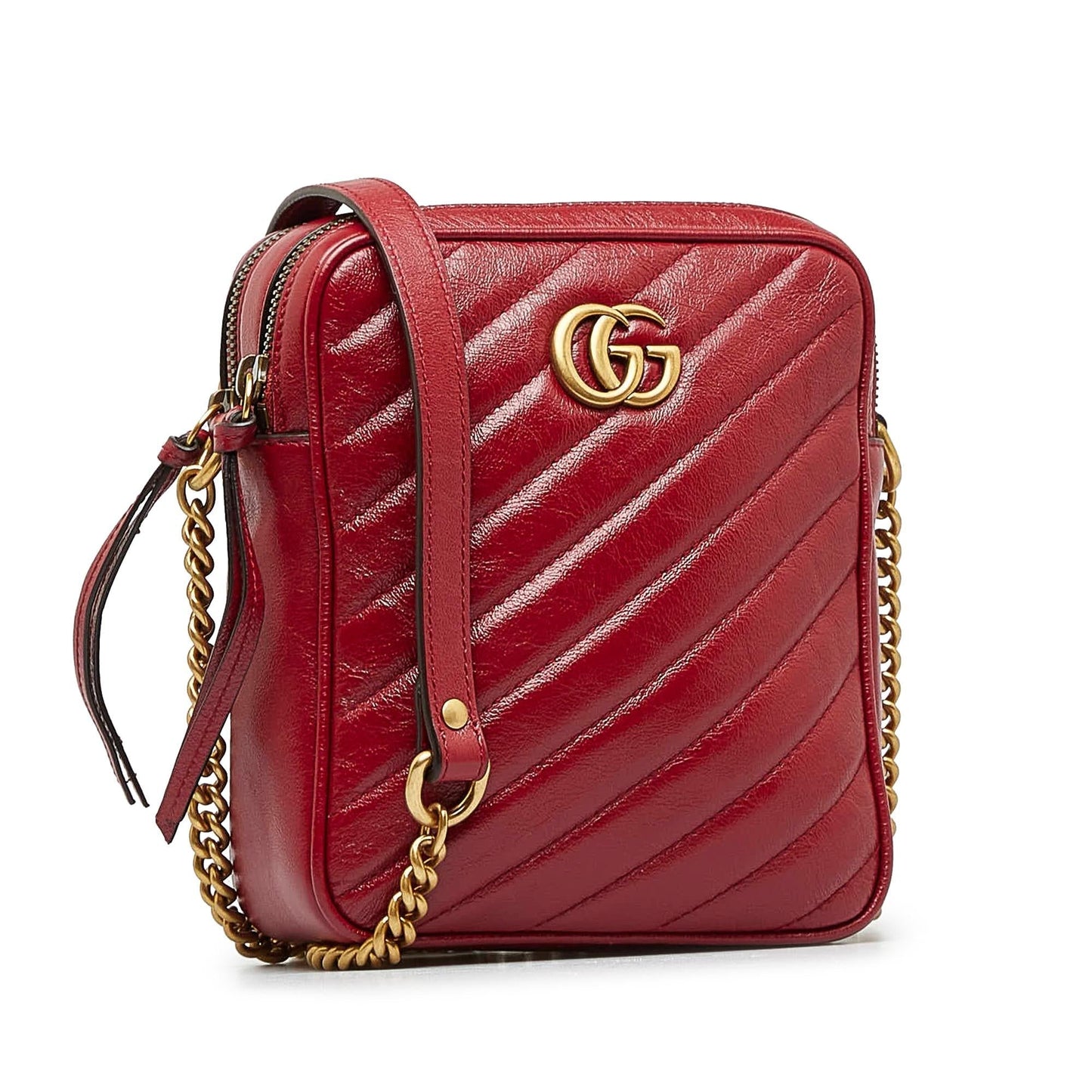 Gucci GG Marmont Double Zip Camera Bag (B9hwew)