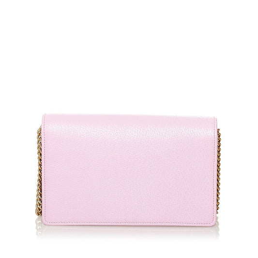 Gucci GG Marmont Embellished Wallet On Chain (34352)