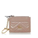 Gucci GG Marmont Keychain Wallet Leather Coin Pouch (SHG-32383)