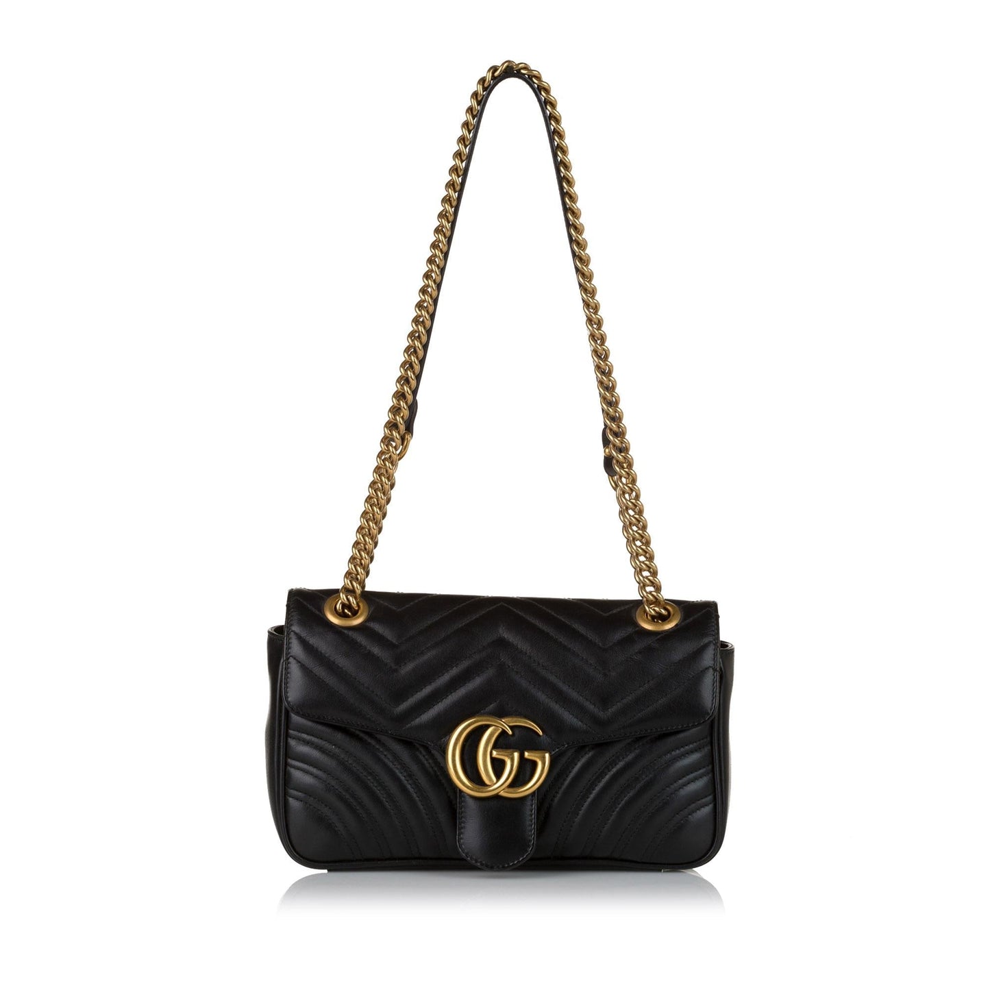 Gucci GG Marmont Leather Crossbody Bag (34601)