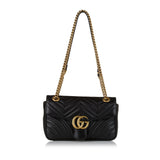 Gucci GG Marmont Leather Crossbody Bag (34601)