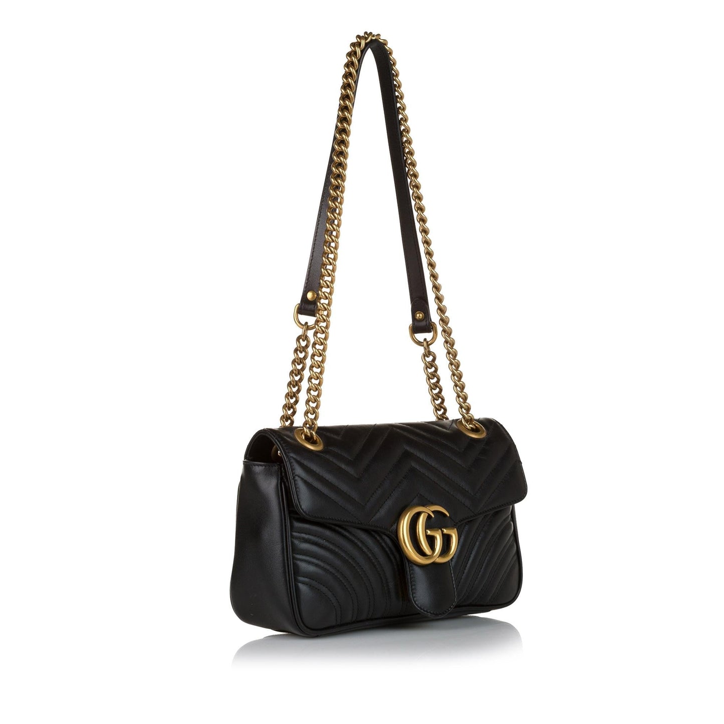 Gucci GG Marmont Leather Crossbody Bag (34601)