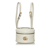 Gucci GG Marmont Leather Round Backpack (SHG-28597)