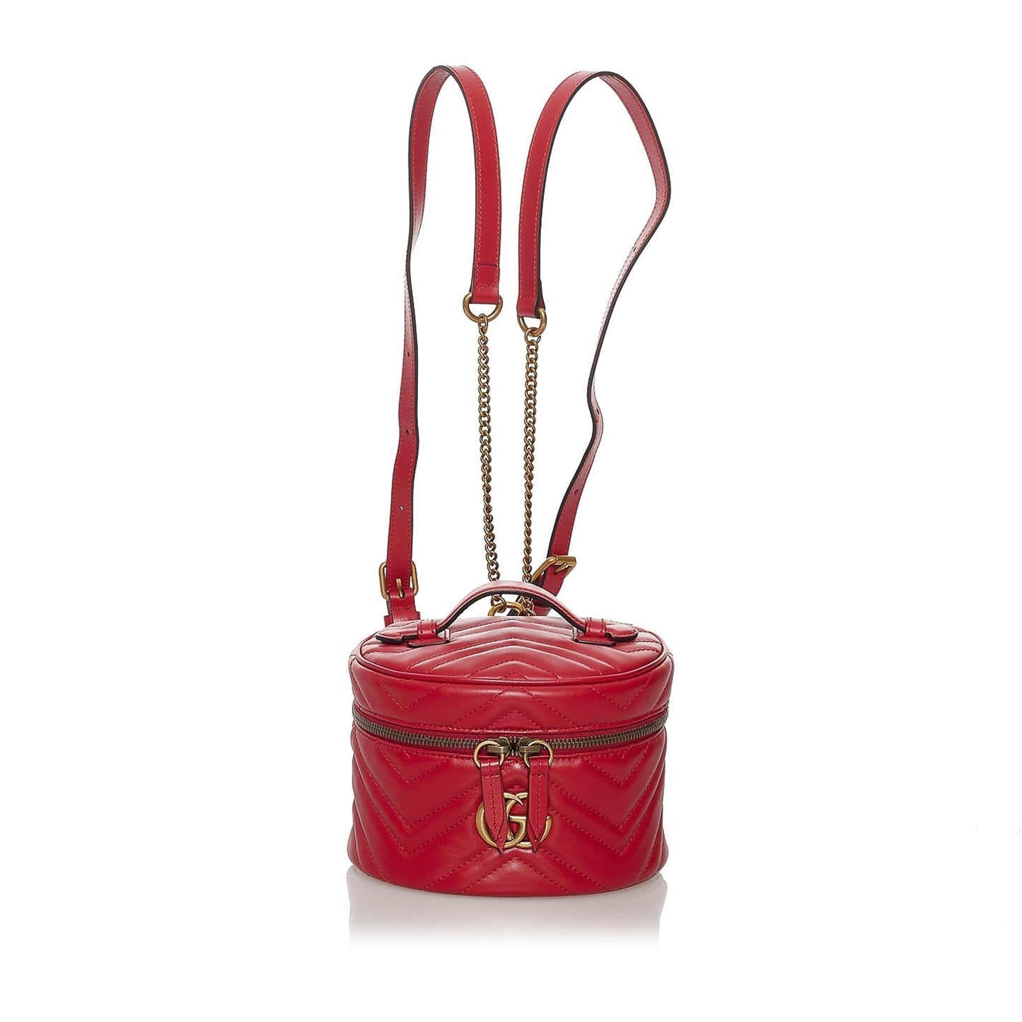 Gucci GG Marmont Leather Round Backpack (31325)
