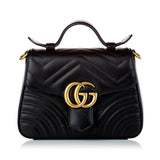 Gucci GG Marmont Leather Satchel (SHG-30460)