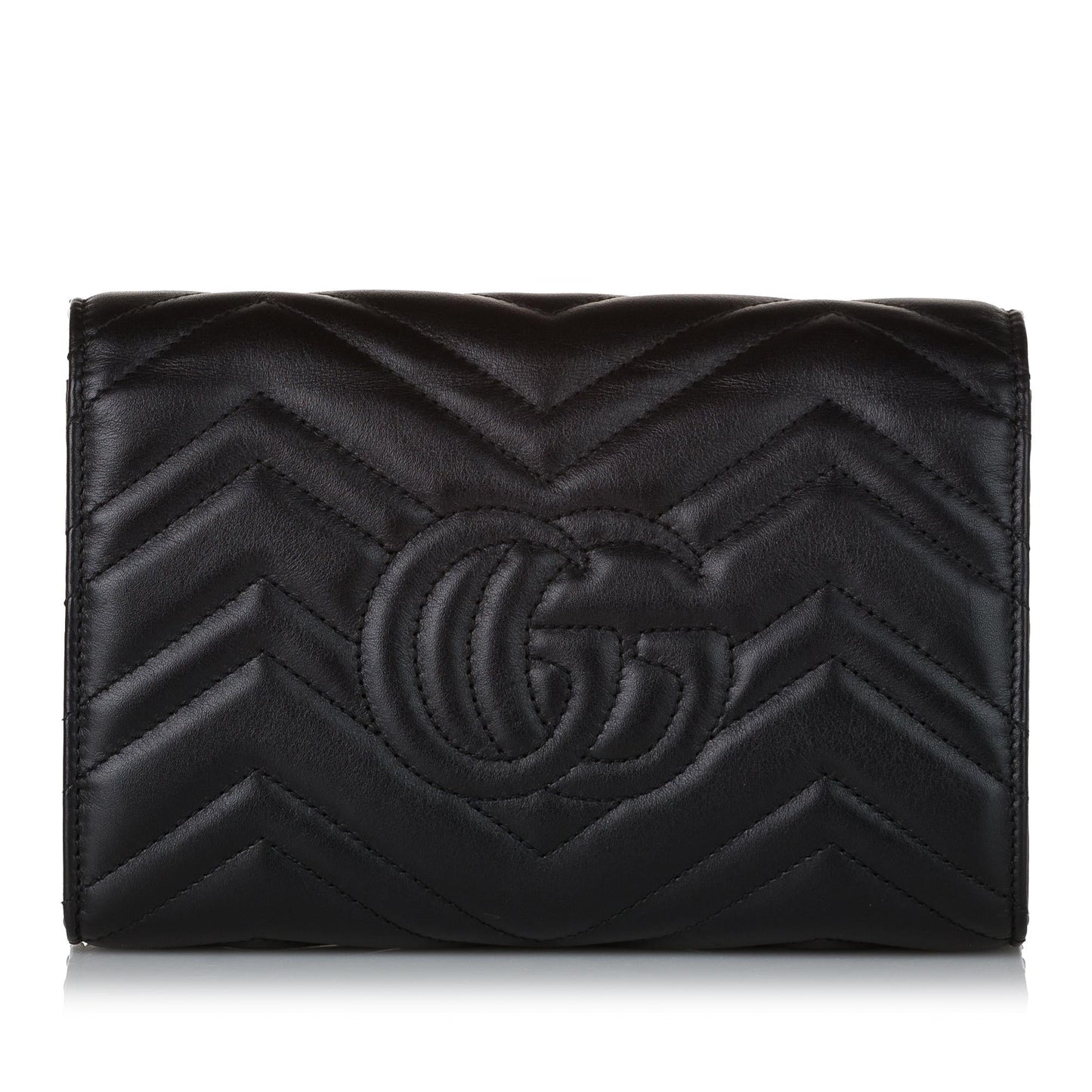 Gucci GG Marmont Leather Wallet On Chain (35248)