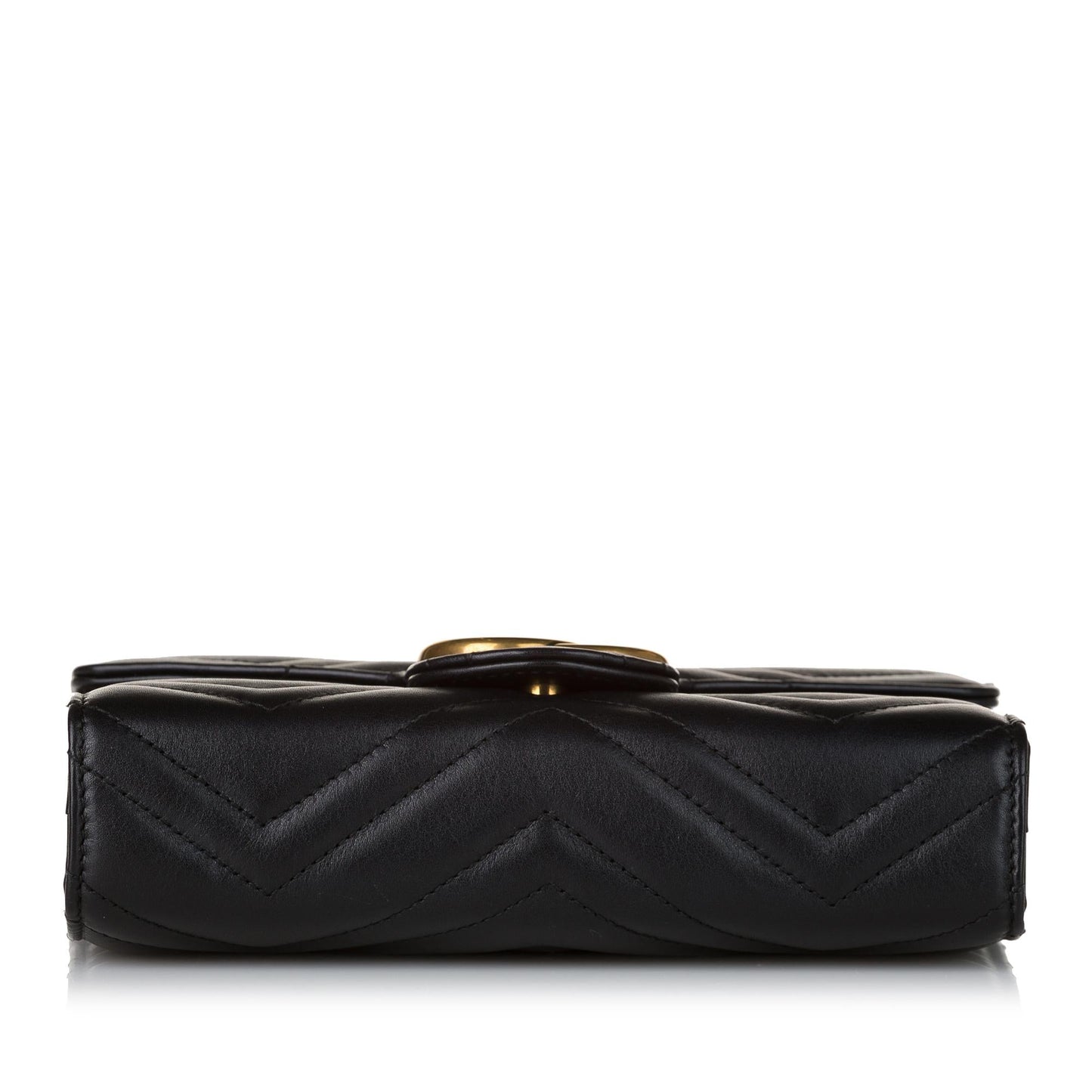 Gucci GG Marmont Leather Wallet On Chain (35248)