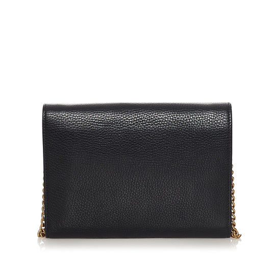 Gucci GG Marmont Leather Wallet on Chain (33733)
