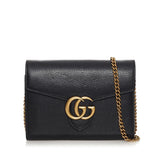 Gucci GG Marmont Leather Wallet on Chain (33733)